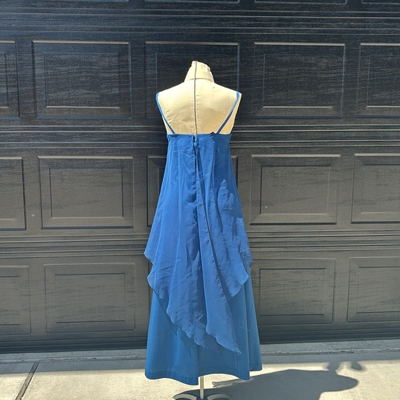 Turquoise midi mermaid dress - Picture 2 of 6